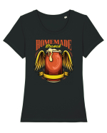 pt iubitorii de bere - Homemade Brewed Tricou mânecă scurtă guler larg fitted Damă Expresser