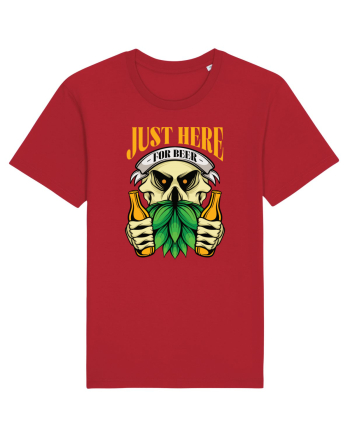 pt iubitorii de bere - Just Here for Beer Red