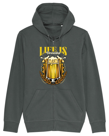 pt iubitorii de bere - Life is Brewtiful v2 Anthracite