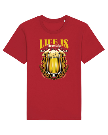 pt iubitorii de bere - Life is Brewtiful v2 Red
