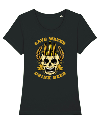 pt iubitorii de bere - Save Water Drink Beer v2 Black