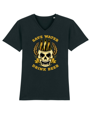 pt iubitorii de bere - Save Water Drink Beer v2 Black