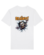 cu desene de Halloween - Brains! Tricou mânecă scurtă Unisex Rocker