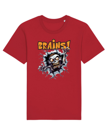 cu desene de Halloween - Brains! Red