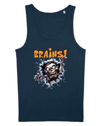 cu desene de Halloween - Brains! Navy