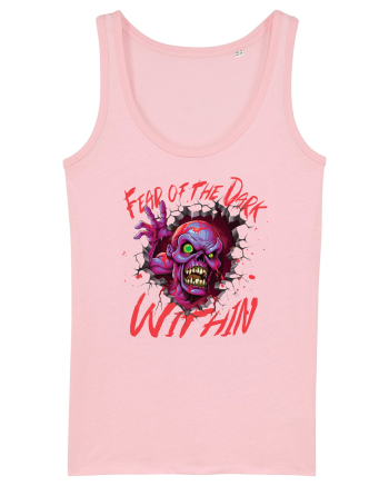 cu desene de Halloween - Fear of the Dark Within Cotton Pink