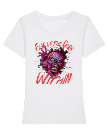 cu desene de Halloween - Fear of the Dark Within White