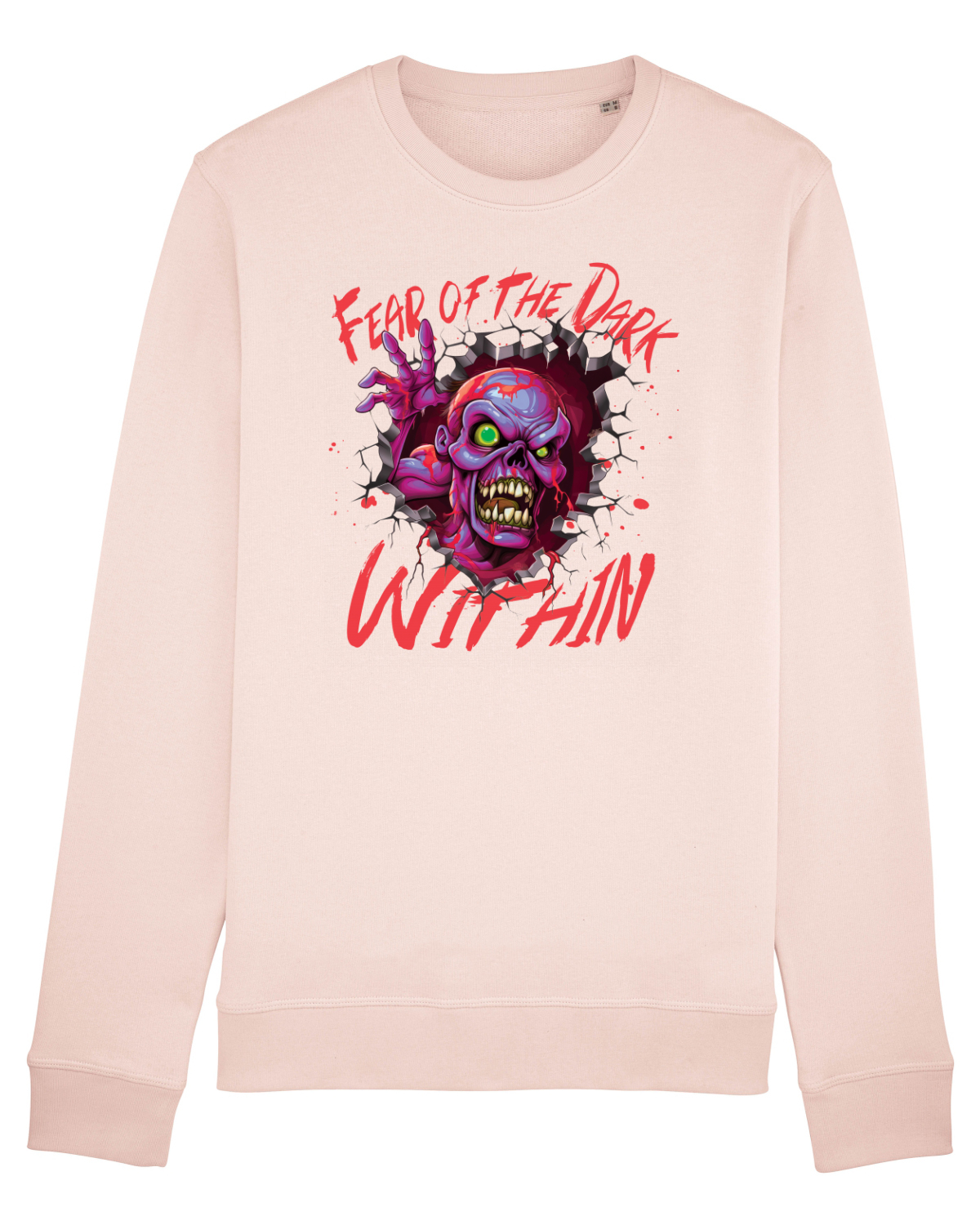 Bluză mânecă lungă Unisex Rise Candy Pink
