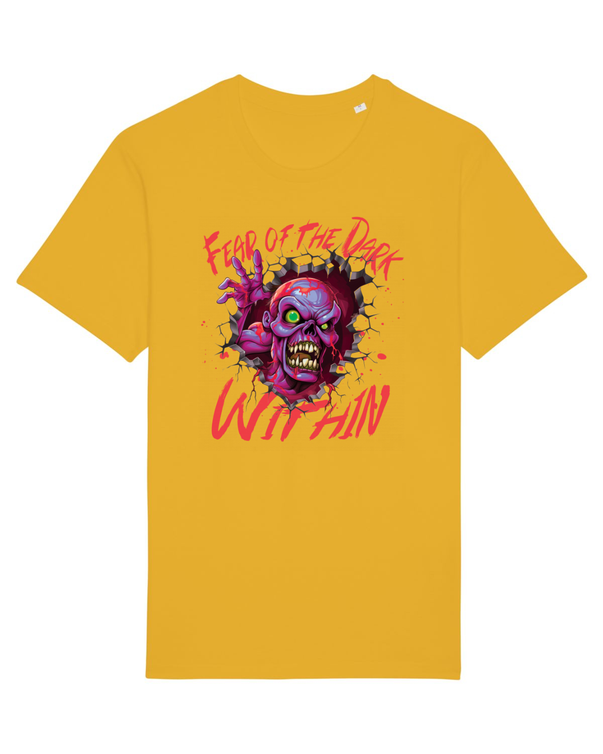 Tricou mânecă scurtă Unisex Rocker Spectra Yellow