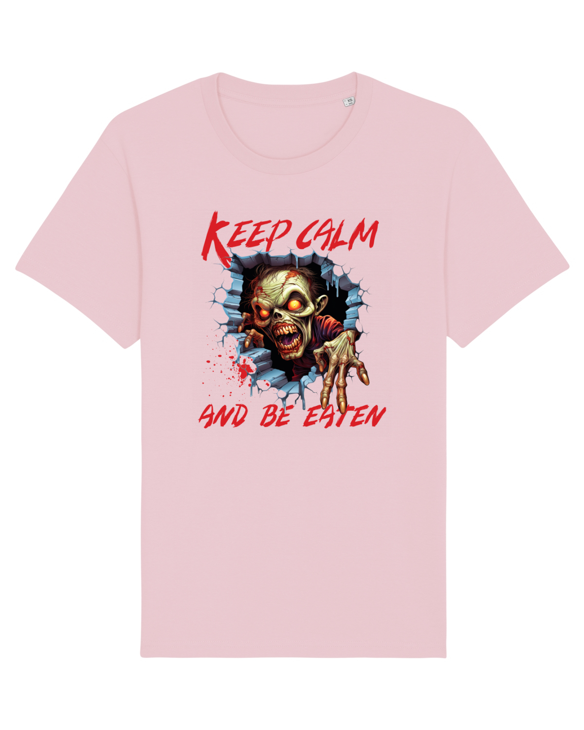 Tricou mânecă scurtă Unisex Rocker Cotton Pink