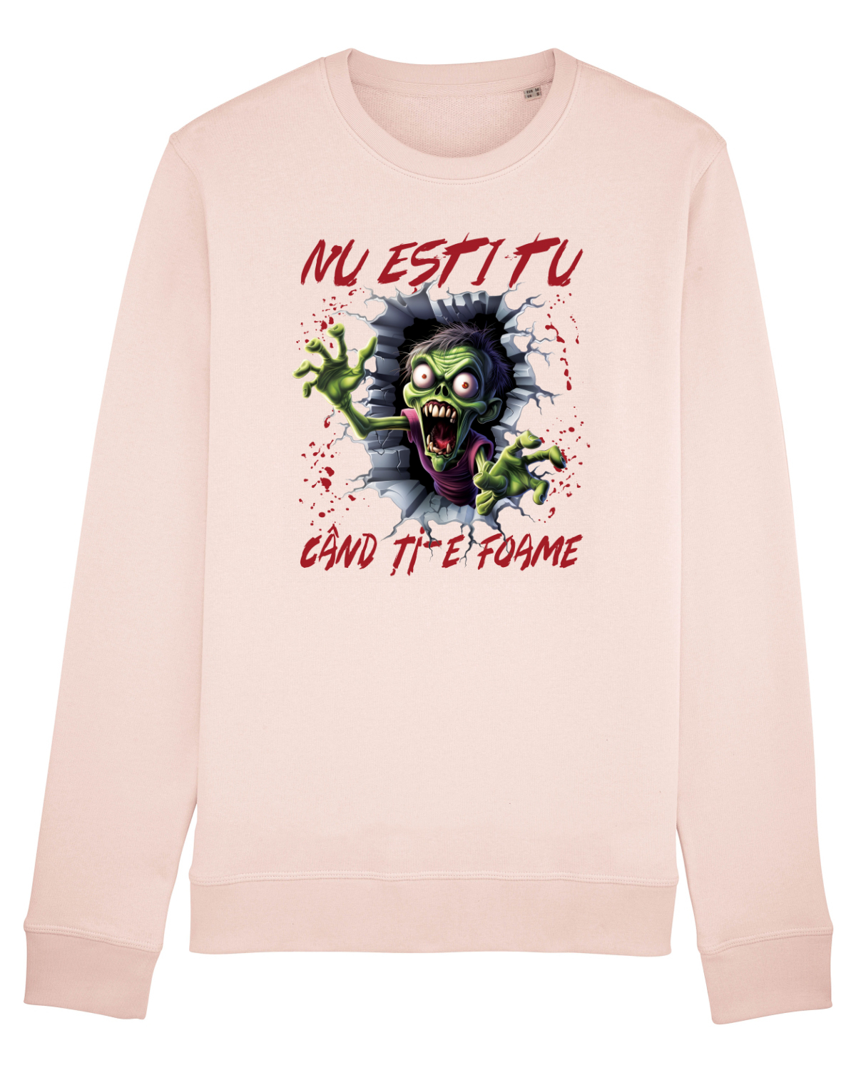 Bluză mânecă lungă Unisex Rise Candy Pink
