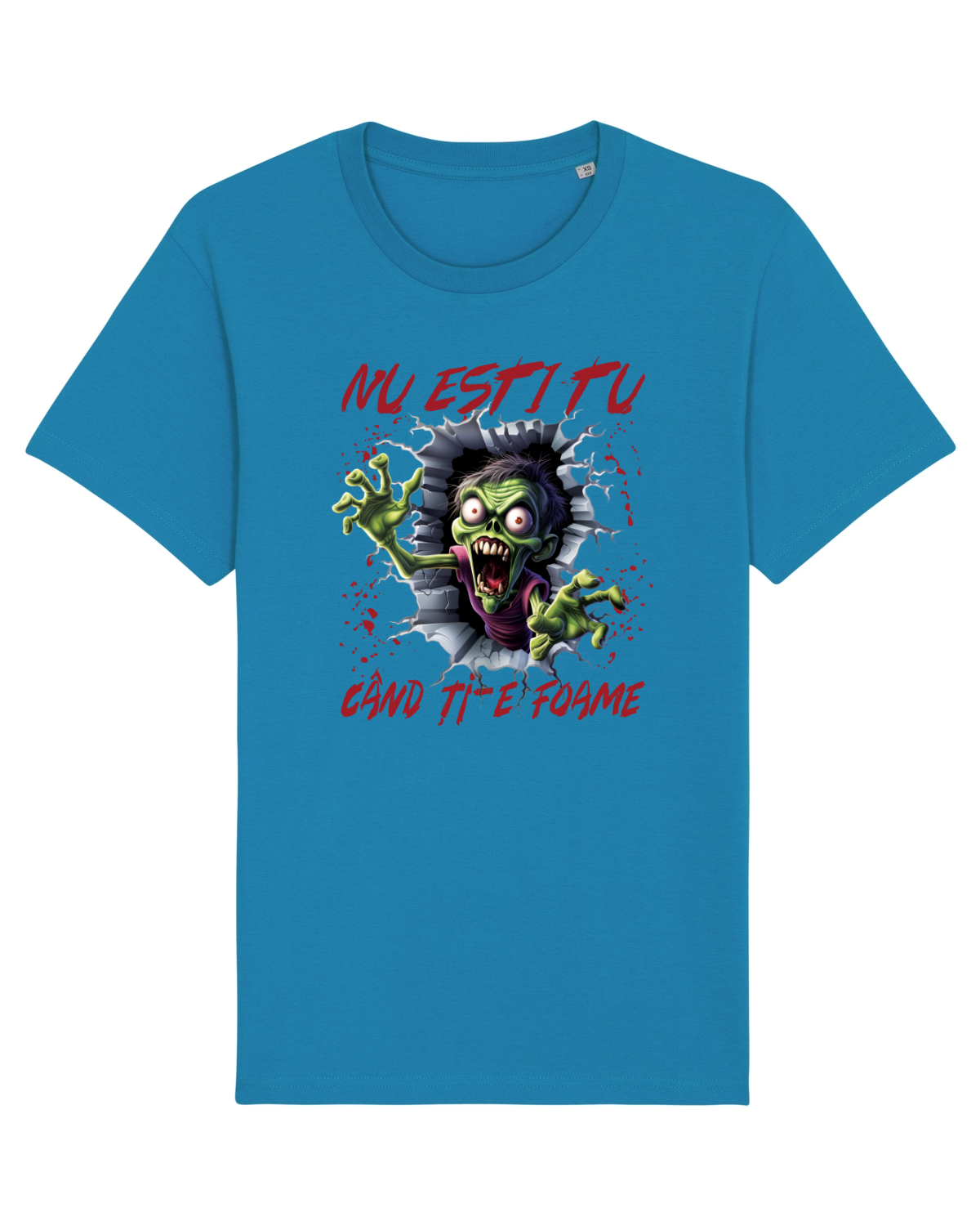 Tricou mânecă scurtă Unisex Rocker Azur