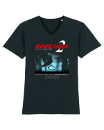 Engine check 2 Tricou mânecă scurtă guler V Bărbat Presenter