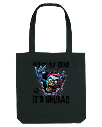 cu desene de Halloween - Punk is not dead - it is undead Black
