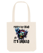 cu desene de Halloween - Punk is not dead - it is undead Sacoșă textilă