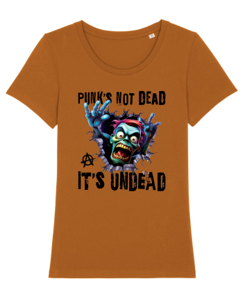 cu desene de Halloween - Punk is not dead - it is undead Roasted Orange