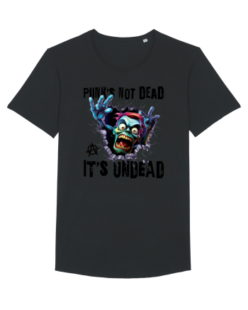 cu desene de Halloween - Punk is not dead - it is undead Black