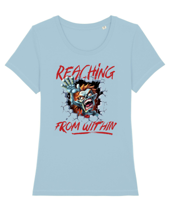 cu desene de Halloween - Reaching from within Sky Blue