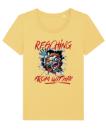 cu desene de Halloween - Reaching from within Tricou mânecă scurtă guler larg fitted Damă Expresser
