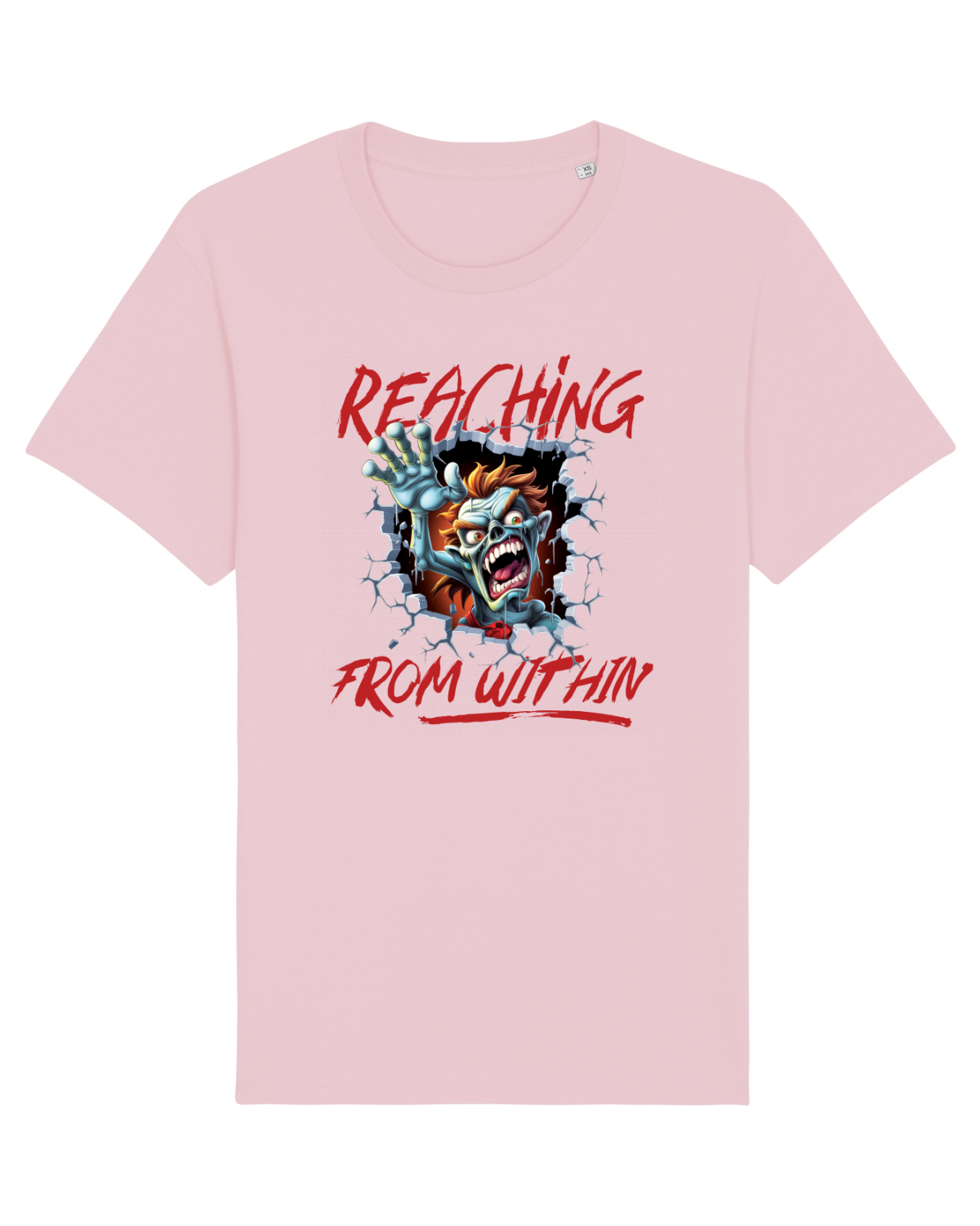 Tricou mânecă scurtă Unisex Rocker Cotton Pink