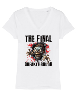 cu desene de Halloween - The final breakthrough Tricou mânecă scurtă guler V Damă Evoker