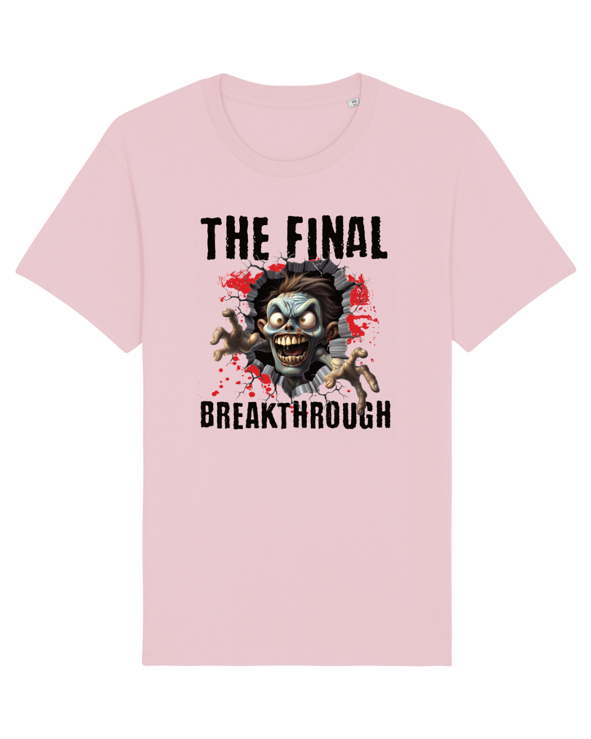 Tricou mânecă scurtă Unisex Rocker Cotton Pink