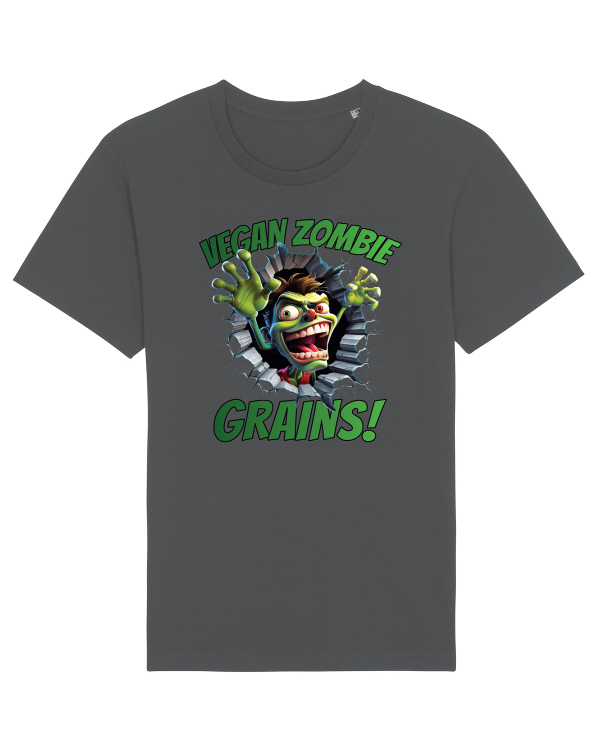 Tricou mânecă scurtă Unisex Rocker Anthracite