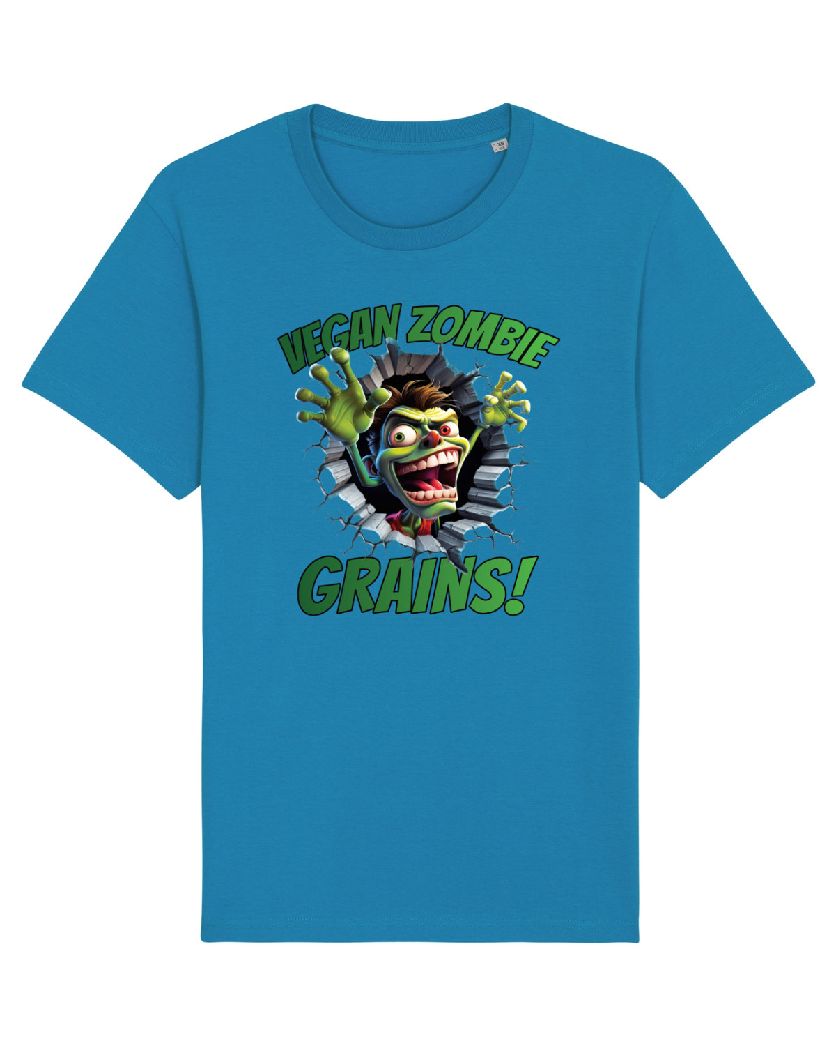 Tricou mânecă scurtă Unisex Rocker Azur