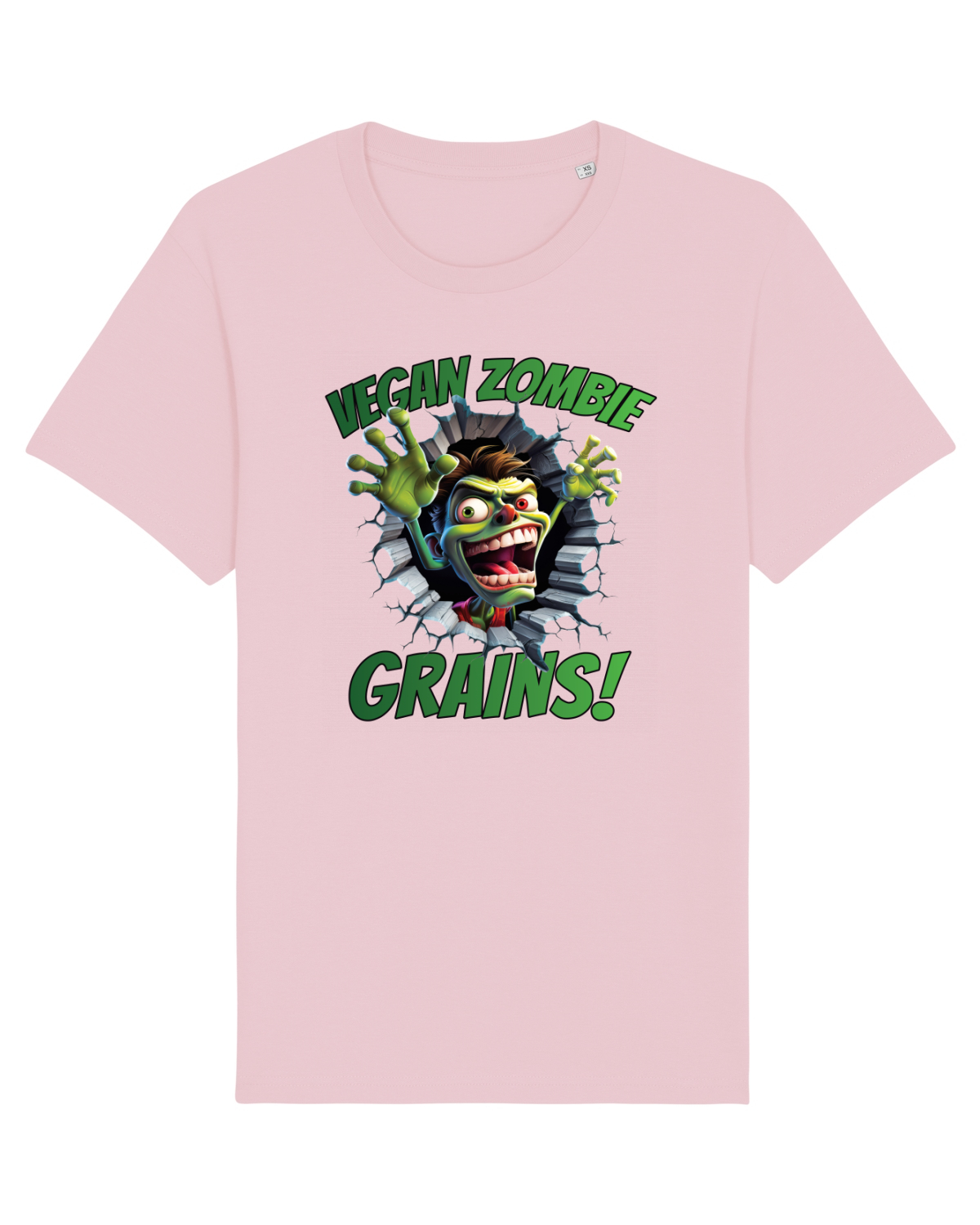 Tricou mânecă scurtă Unisex Rocker Cotton Pink