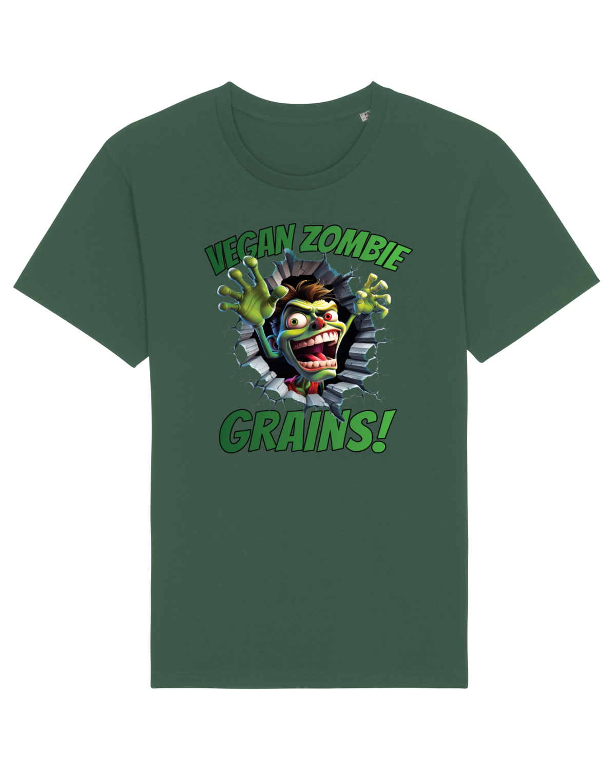 Tricou mânecă scurtă Unisex Rocker Bottle Green