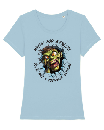 cu desene de Halloween - When you realize you are not a teenager anymore Sky Blue
