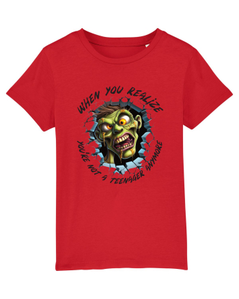 cu desene de Halloween - When you realize you are not a teenager anymore Red