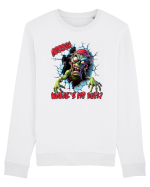 cu desene de Halloween - Zombie Pirate - Where is my rum Bluză mânecă lungă Unisex Rise