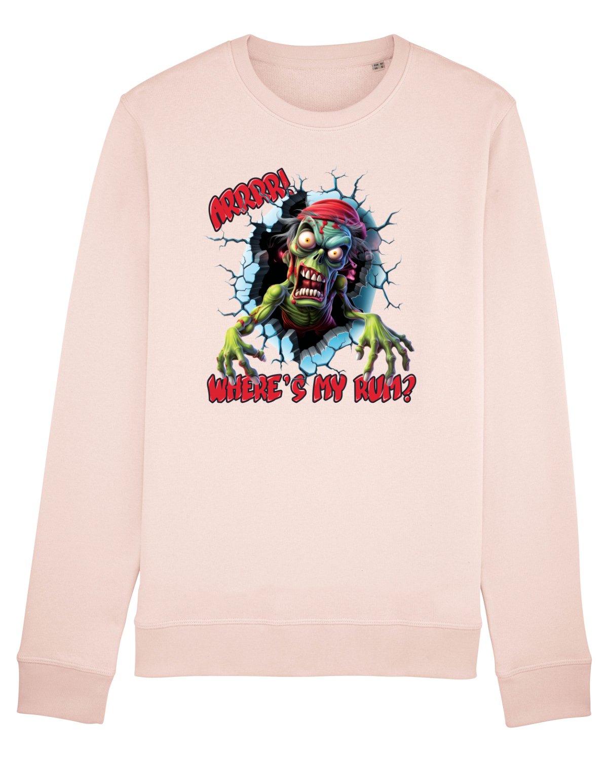 Bluză mânecă lungă Unisex Rise Candy Pink