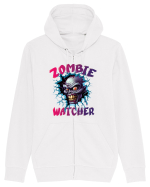 cu desene de Halloween - Zombie Watcher Hanorac cu fermoar Unisex Connector