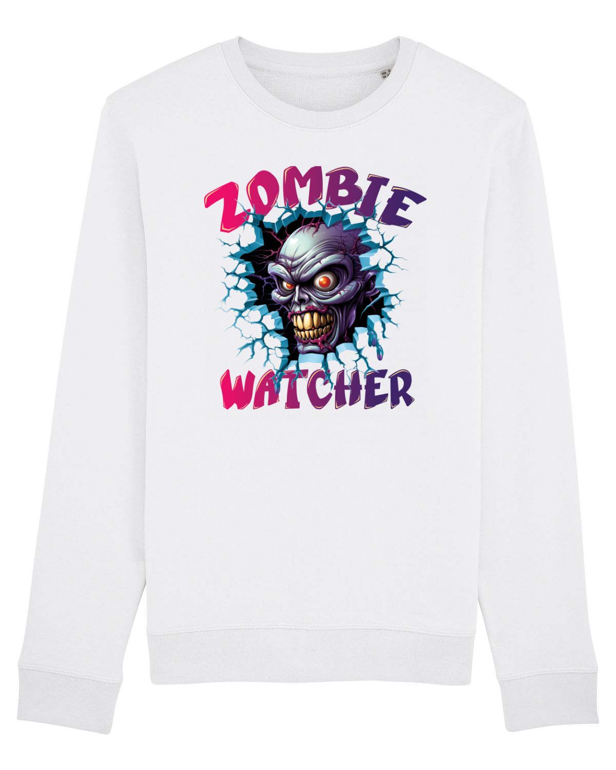 Bluză mânecă lungă Unisex Rise White