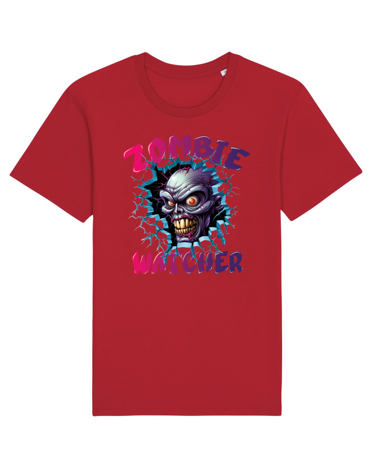Tricou mânecă scurtă Unisex Rocker Red