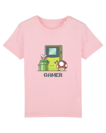Gamer T Shirt Cotton Pink
