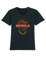 in stil gotic malefic - Infernal Tricou mânecă scurtă guler V Bărbat Presenter