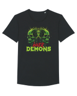 in stil gotic malefic - Inner demons Tricou mânecă scurtă guler larg Bărbat Skater