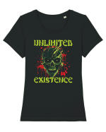 in stil gotic malefic - Unlimited existence Tricou mânecă scurtă guler larg fitted Damă Expresser
