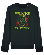 in stil gotic malefic - Unlimited existence Bluză mânecă lungă Unisex Rise