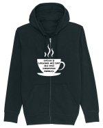 CAFEAUA ȘI SARCASMUL Hanorac cu fermoar Unisex Connector