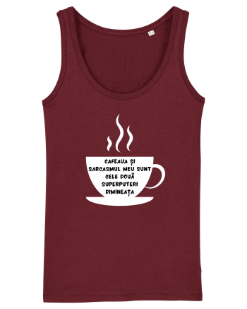 CAFEAUA ȘI SARCASMUL Burgundy