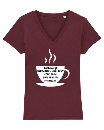 CAFEAUA ȘI SARCASMUL Burgundy