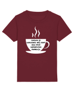 CAFEAUA ȘI SARCASMUL Tricou mânecă scurtă  Copii Mini Creator