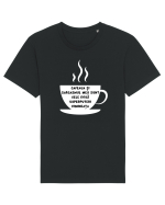 CAFEAUA ȘI SARCASMUL Tricou mânecă scurtă Unisex Rocker