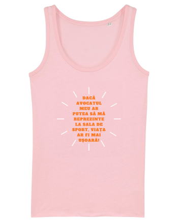 VIAȚĂ UȘOARĂ - TEXT AMUZANT Cotton Pink