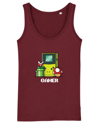 Gamer T Shirt Burgundy
