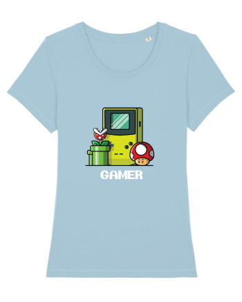 Gamer T Shirt Sky Blue